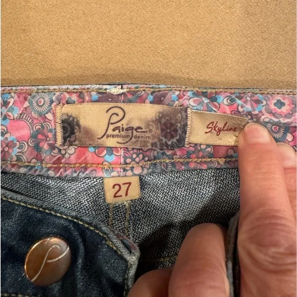 Paige Skyline Skinny Jeans - Size 27 - Picture 12 of 15